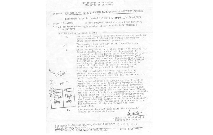 View NOC Document